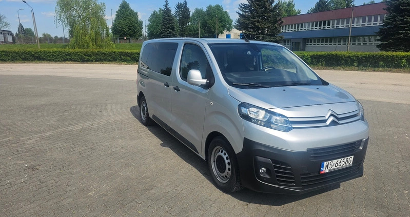 Citroen Jumpy Combi cena 118080 przebieg: 78200, rok produkcji 2018 z Siedlce małe 326